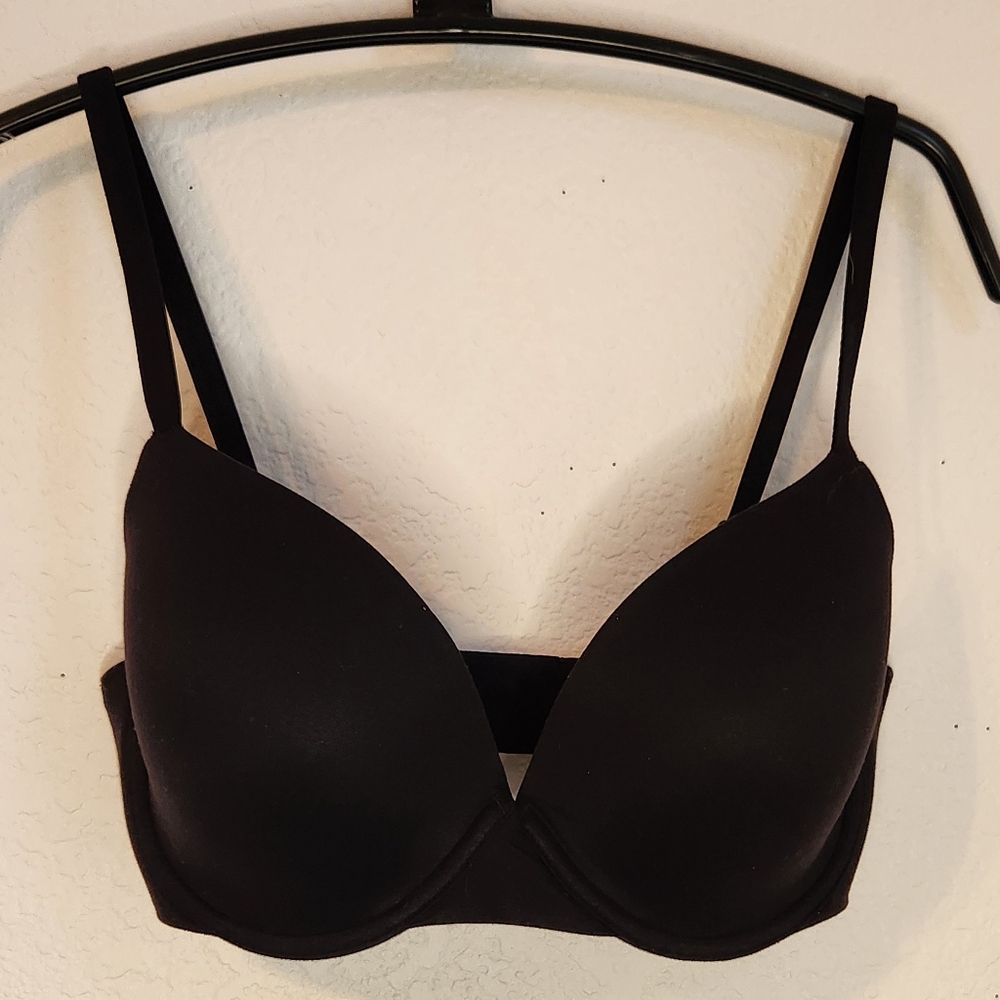 Soma Enbliss‎ Full Coverage Underwire Black Bra, Size 32DD